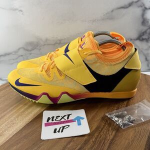 Men’s Size 9.5-Nike Pole Vault PV Elite Citron Pulse Track Spikes nby FZ9649 800